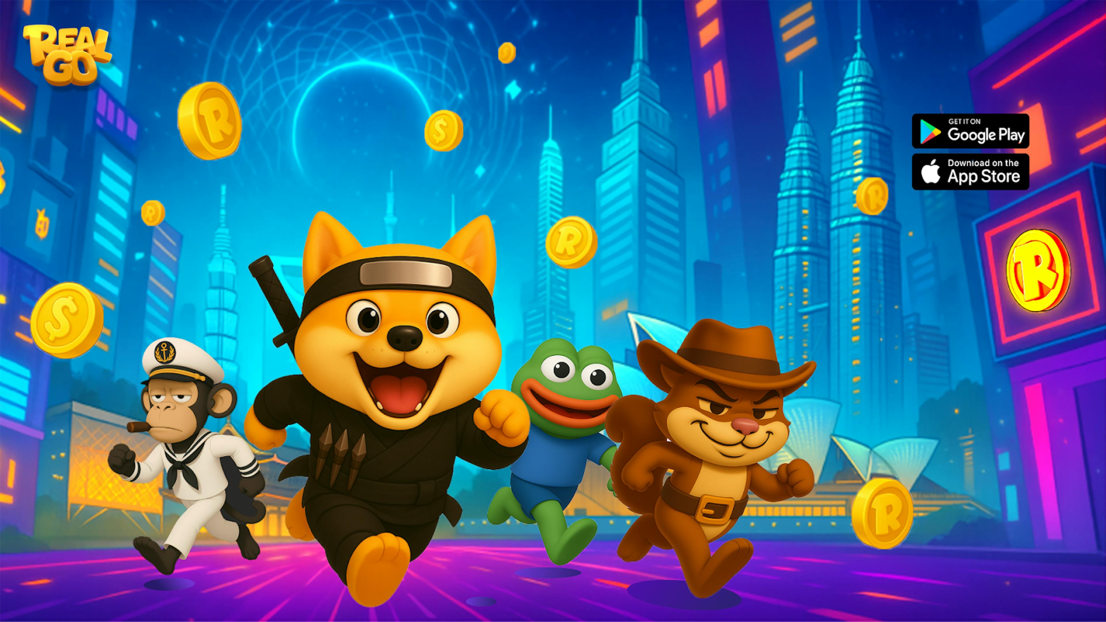 featured image - RealGo Launches Global Public Beta: A Groundbreaking Fusion of AR, AI, Meme Culture, and Web3