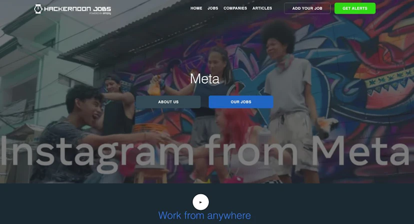Search jobs by companies.