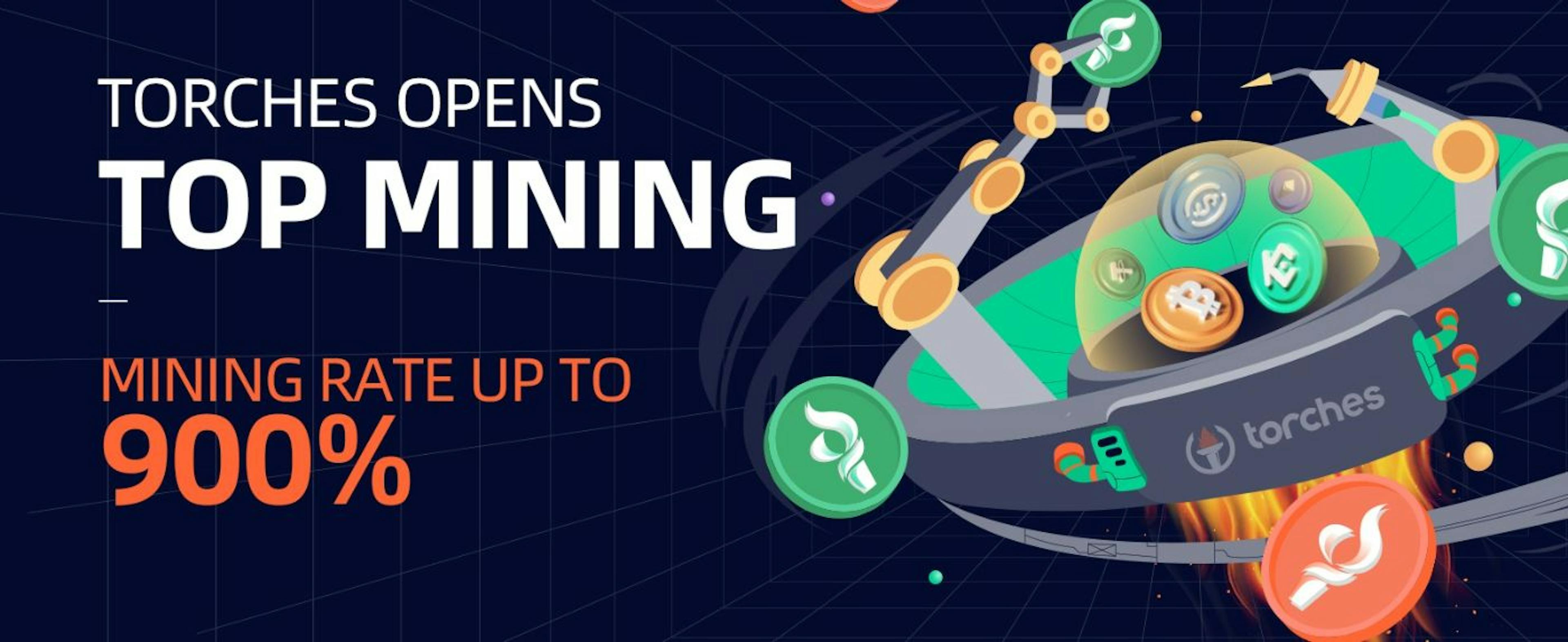 featured image - TOP Mining with Up to 900% Mining Rate!
