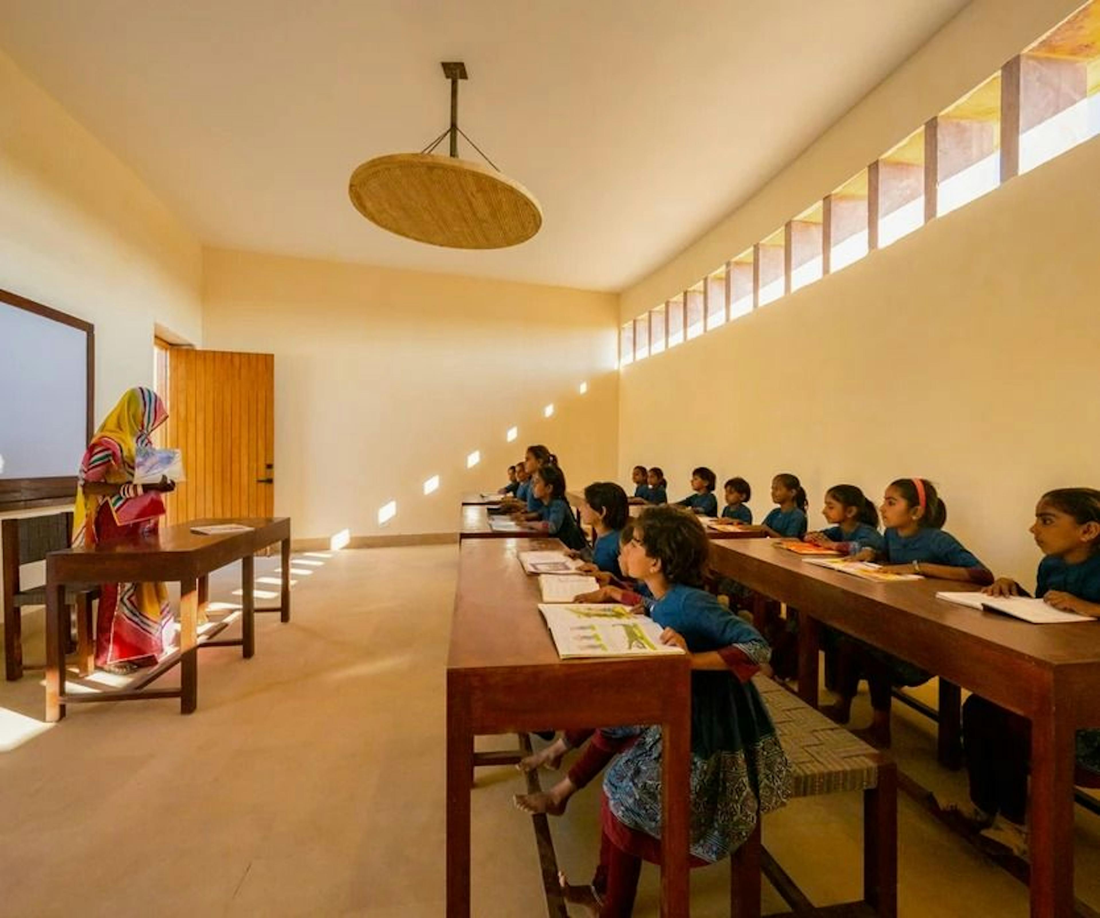 The Rajkumari Ratnavati Girl’s School: An innovative,safe and playful study environment.