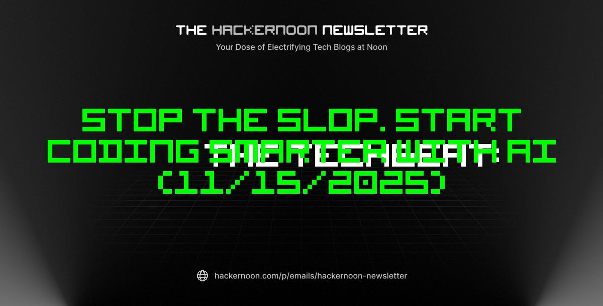 featured image - The TechBeat: Stop the Slop. Start Coding Smarter with AI (11/15/2025)