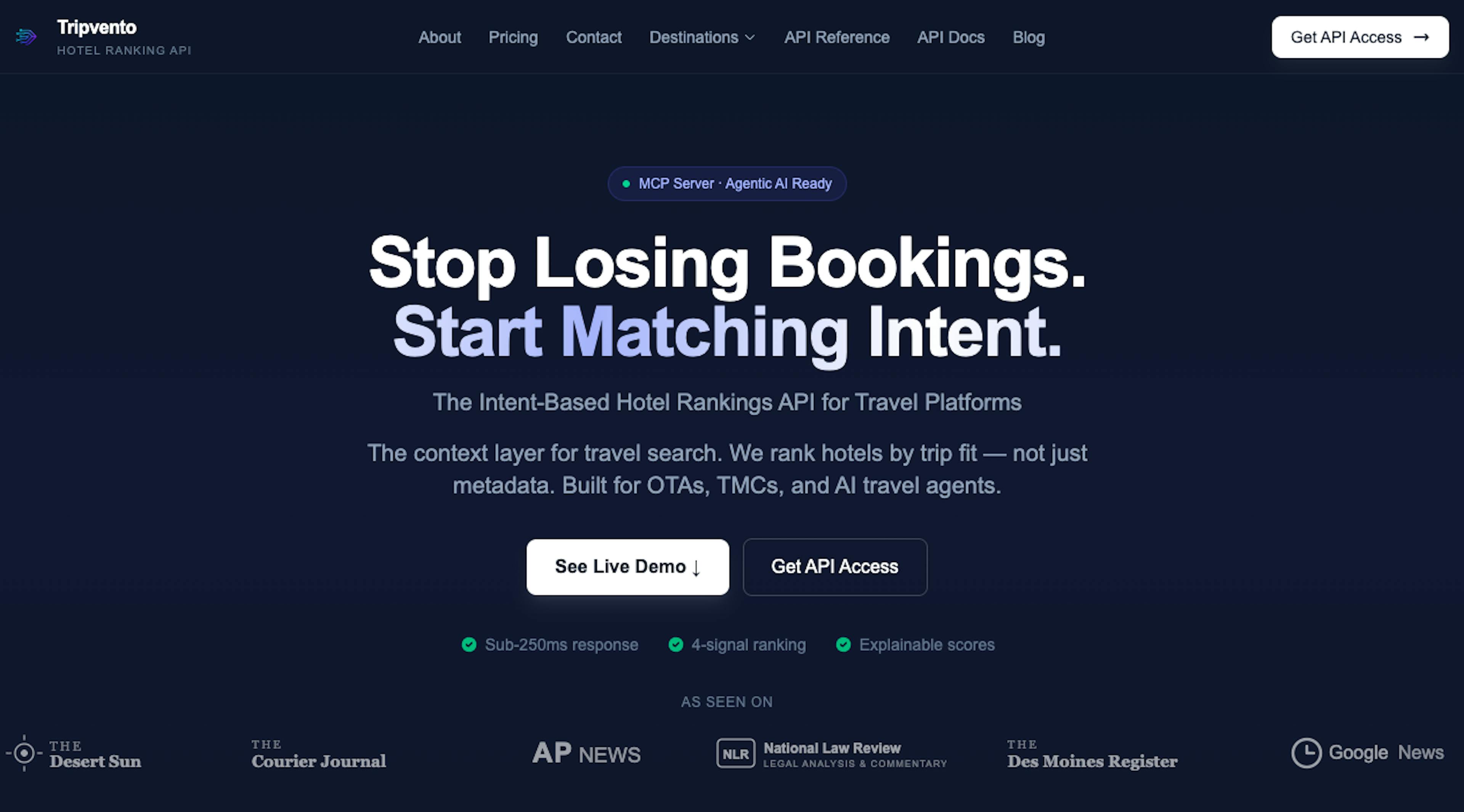 featured image - Tripvento Earns a 68.61 Proof of Usefulness Score by Building an Intent-Based B2B Hotel Ranking API