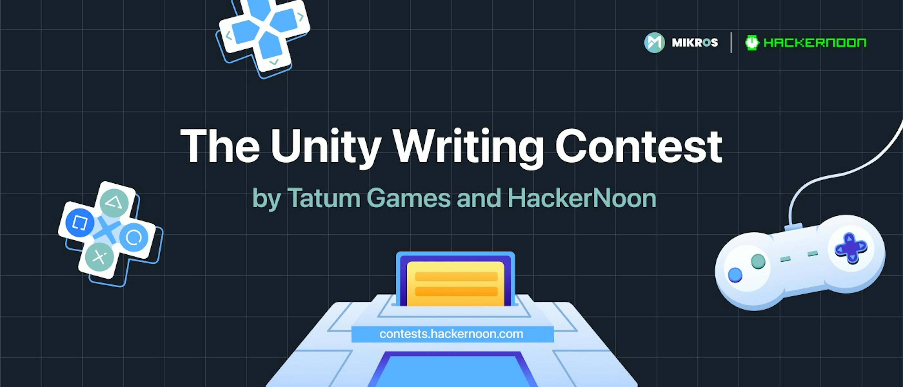 featured image - Le concours d'écriture Unity de Tatum Games : les gagnants sont annoncés !