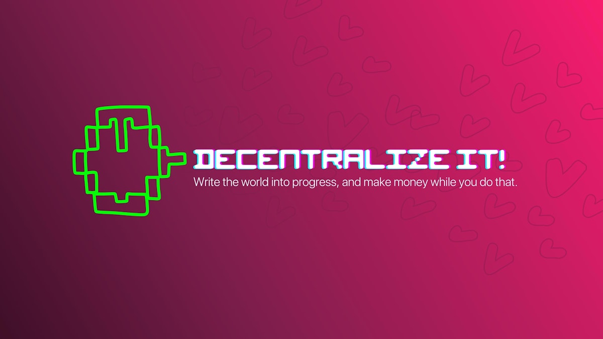 featured image - Make Money by Writing About the Decentralized Internet!