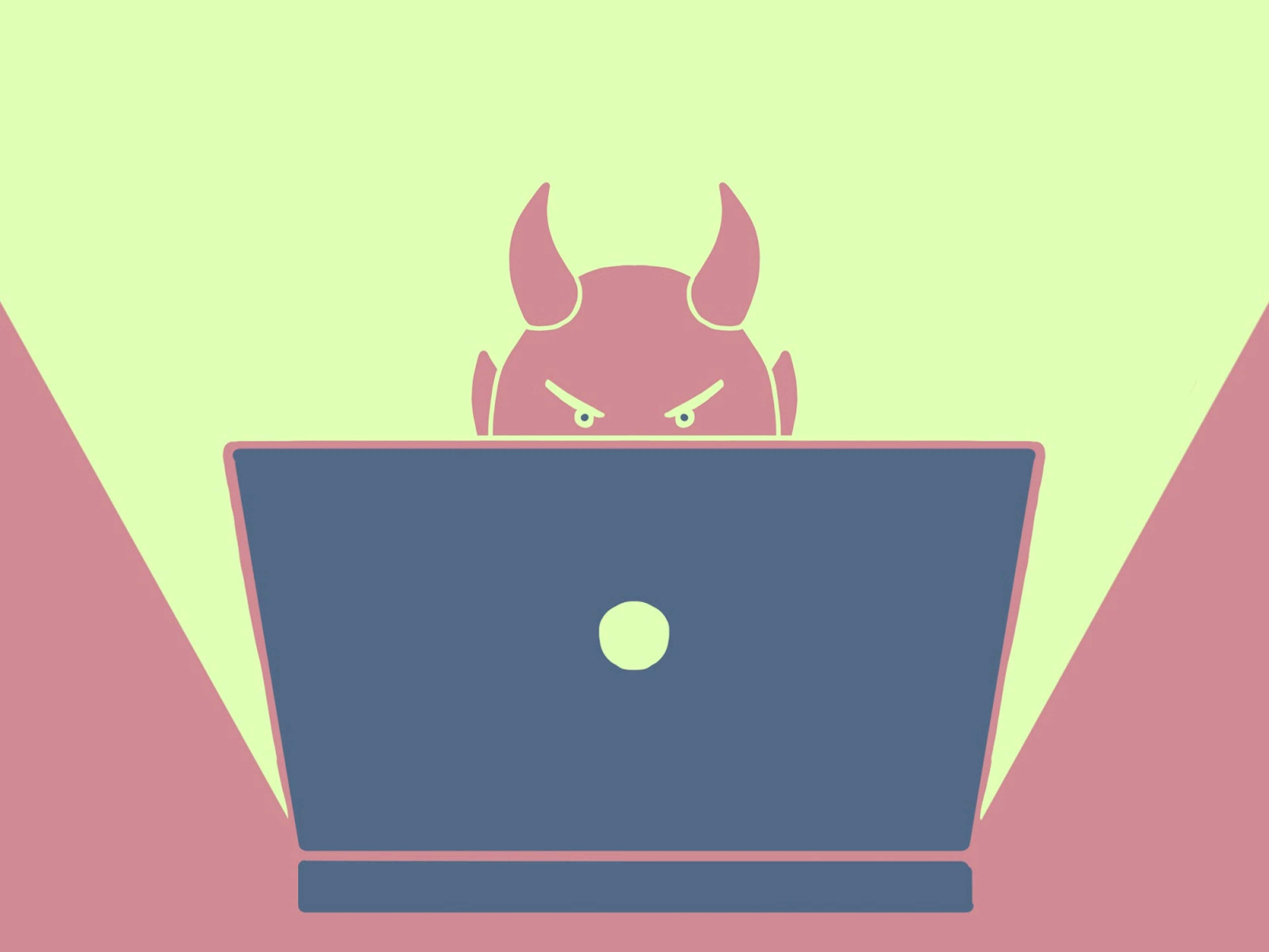 Evil forces now usually work online. Illustrated by kertburger.