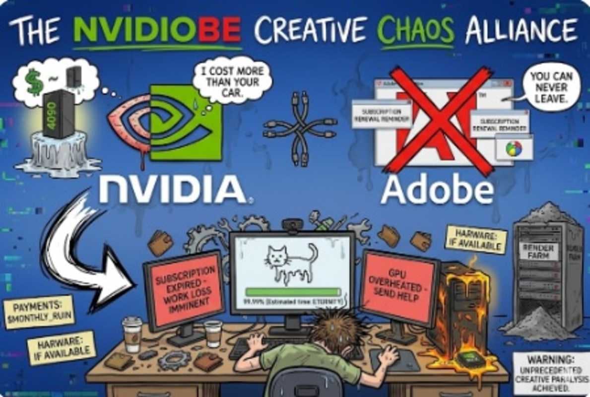 featured image - Adobe and NVIDIA Promise to “Reinvent Creativity” — but Mostly in Future Tense
