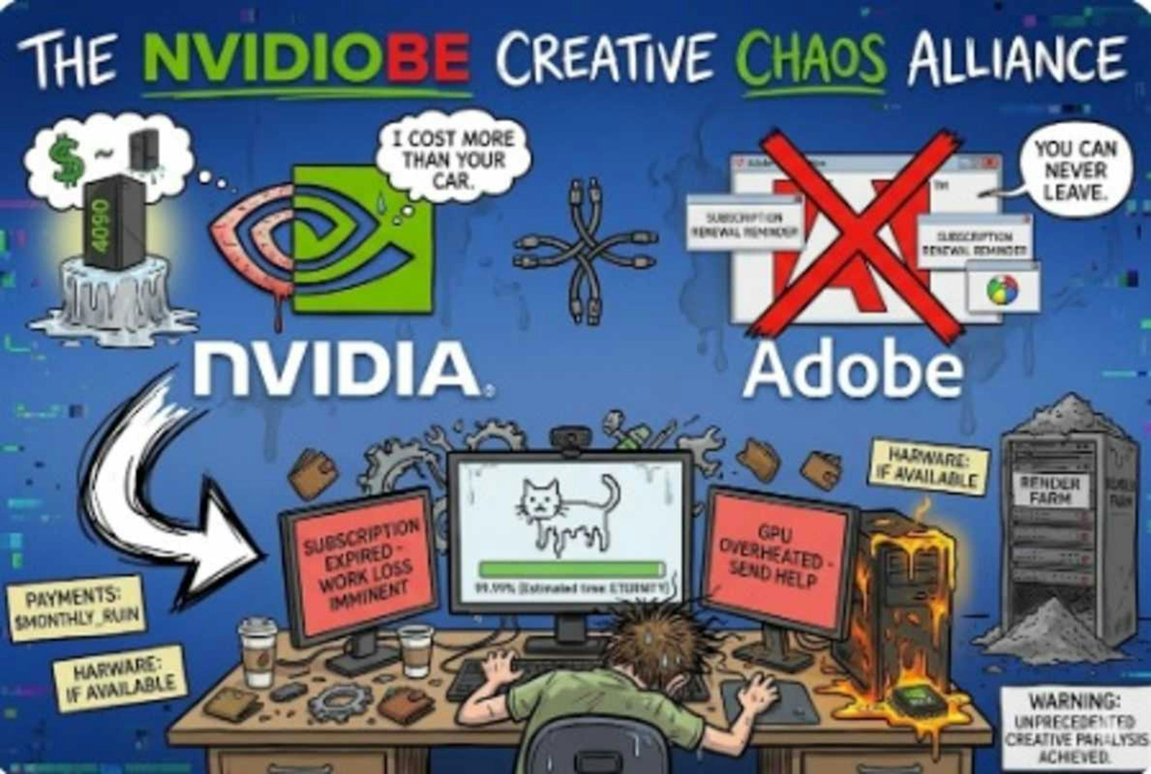 featured image - Adobe and NVIDIA Promise to “Reinvent Creativity” — but Mostly in Future Tense