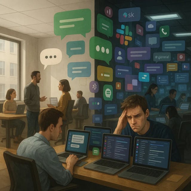 /why-every-chat-app-becomes-slack-eventually feature image