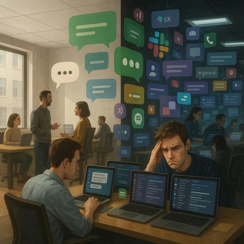 /why-every-chat-app-becomes-slack-eventually feature image