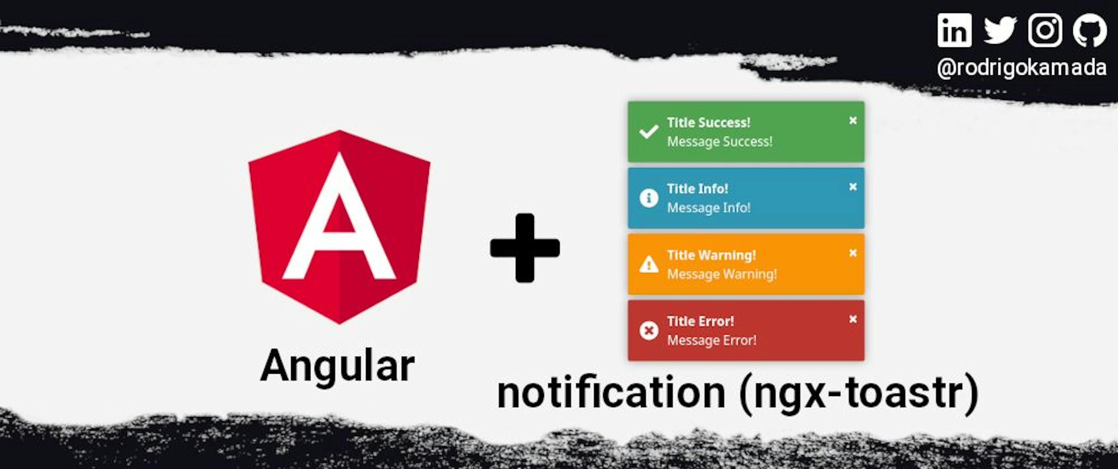 Adding the notification component to an Angular application