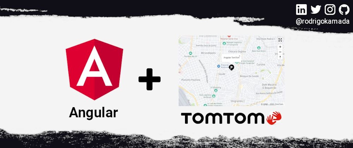 featured image - Adding the map TomTom component to an Angular application