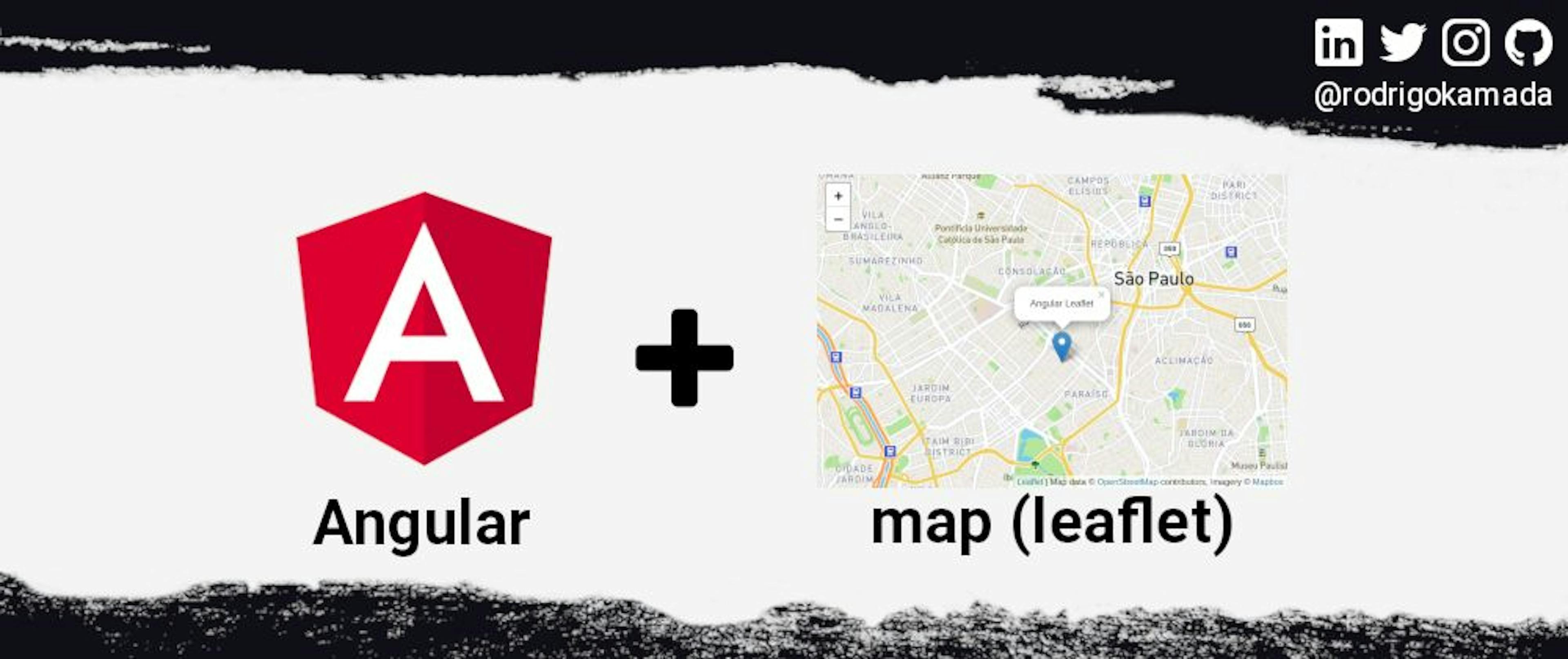 Adding the map Leaflet component to an Angular application