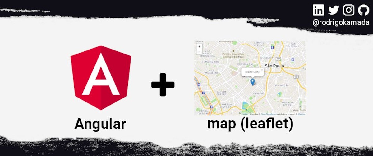 featured image - Adding the map Leaflet component to an Angular application