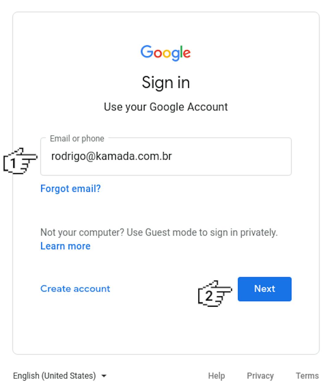 Google reCAPTCHA - Sign up