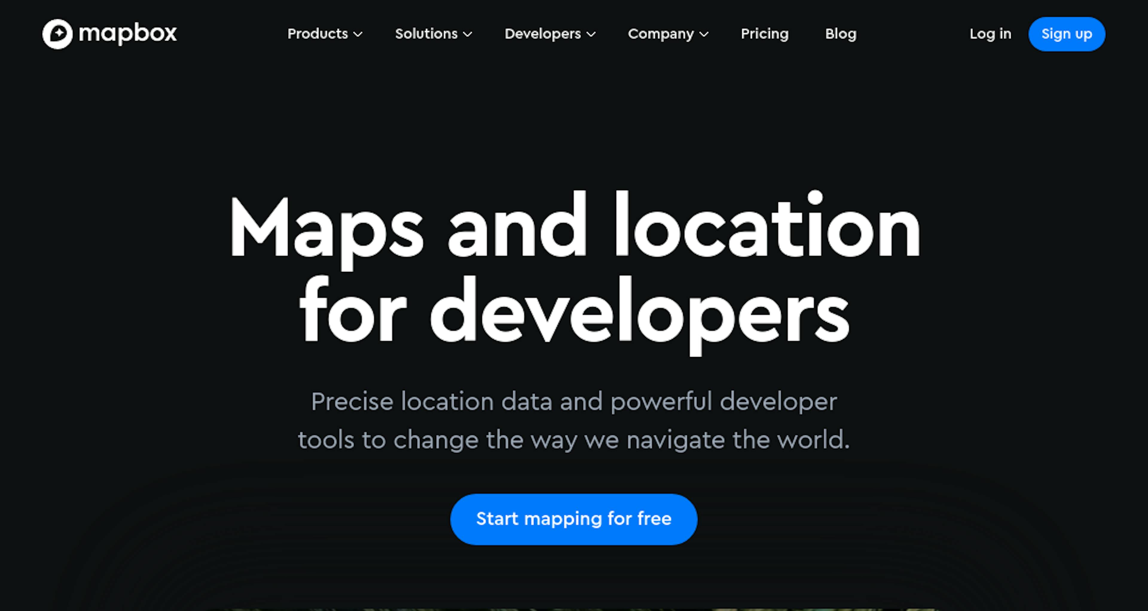 Mapbox - Home page