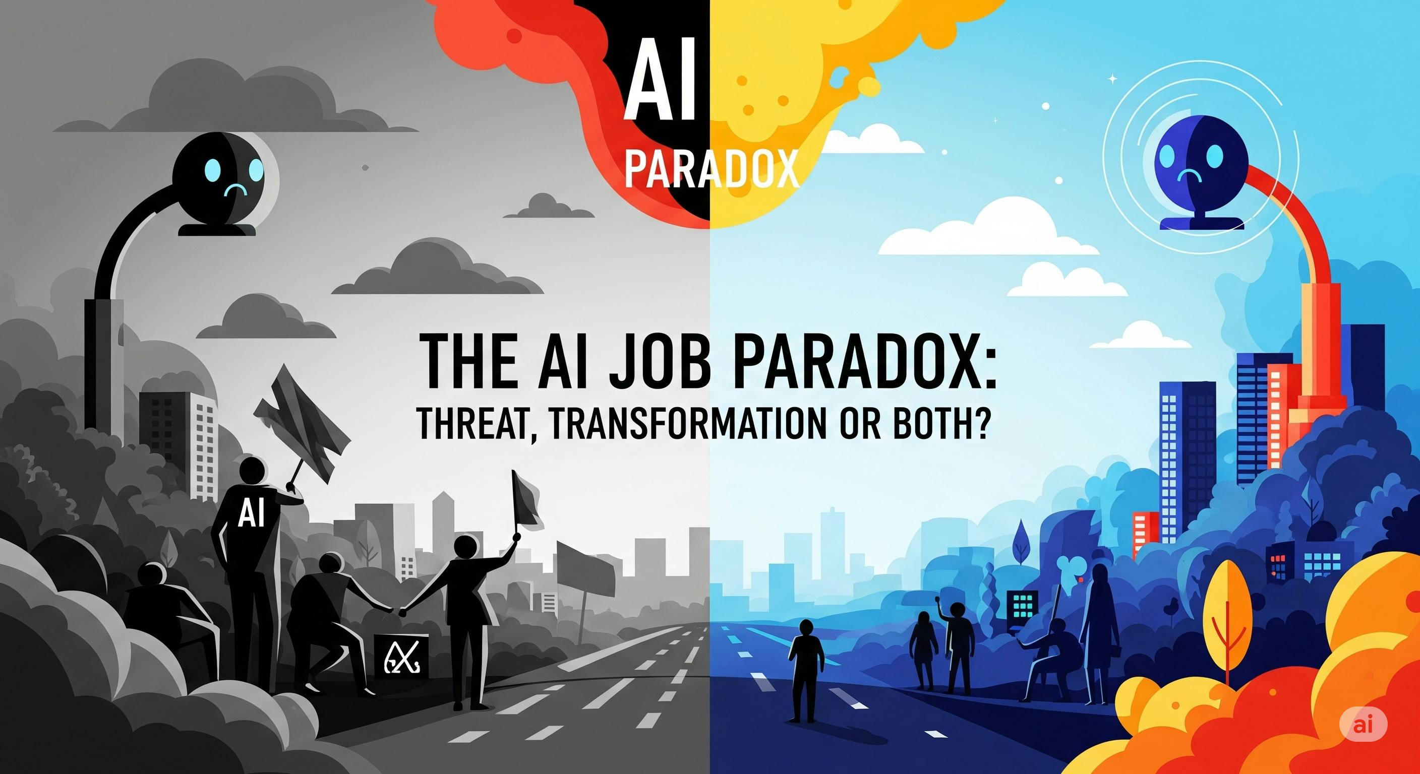 /the-ai-job-paradox-threat-transformation-or-both feature image