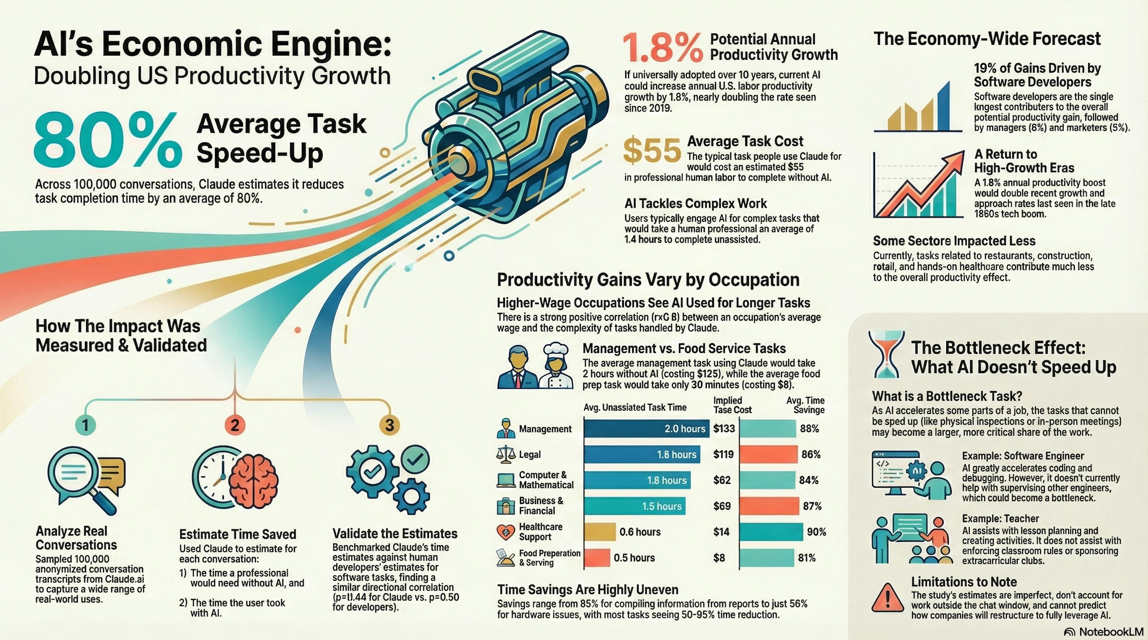 featured image - Beyond the Hype: New Study Finds AI Slashes Professional Task Time by 80%
The deba...