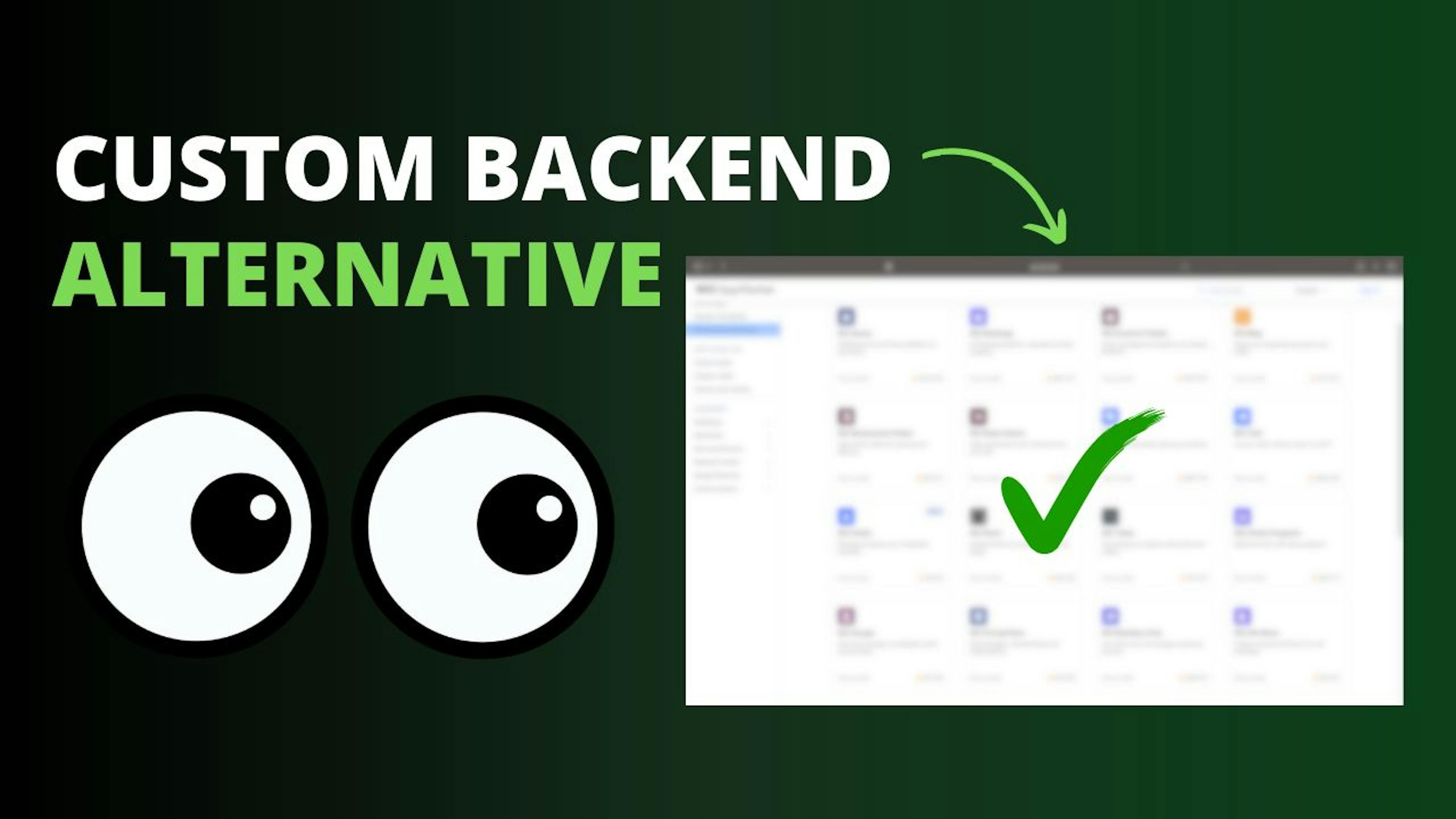 featured image - Rethinking Full-Stack Development: Is a Custom Backend the Best Choice?