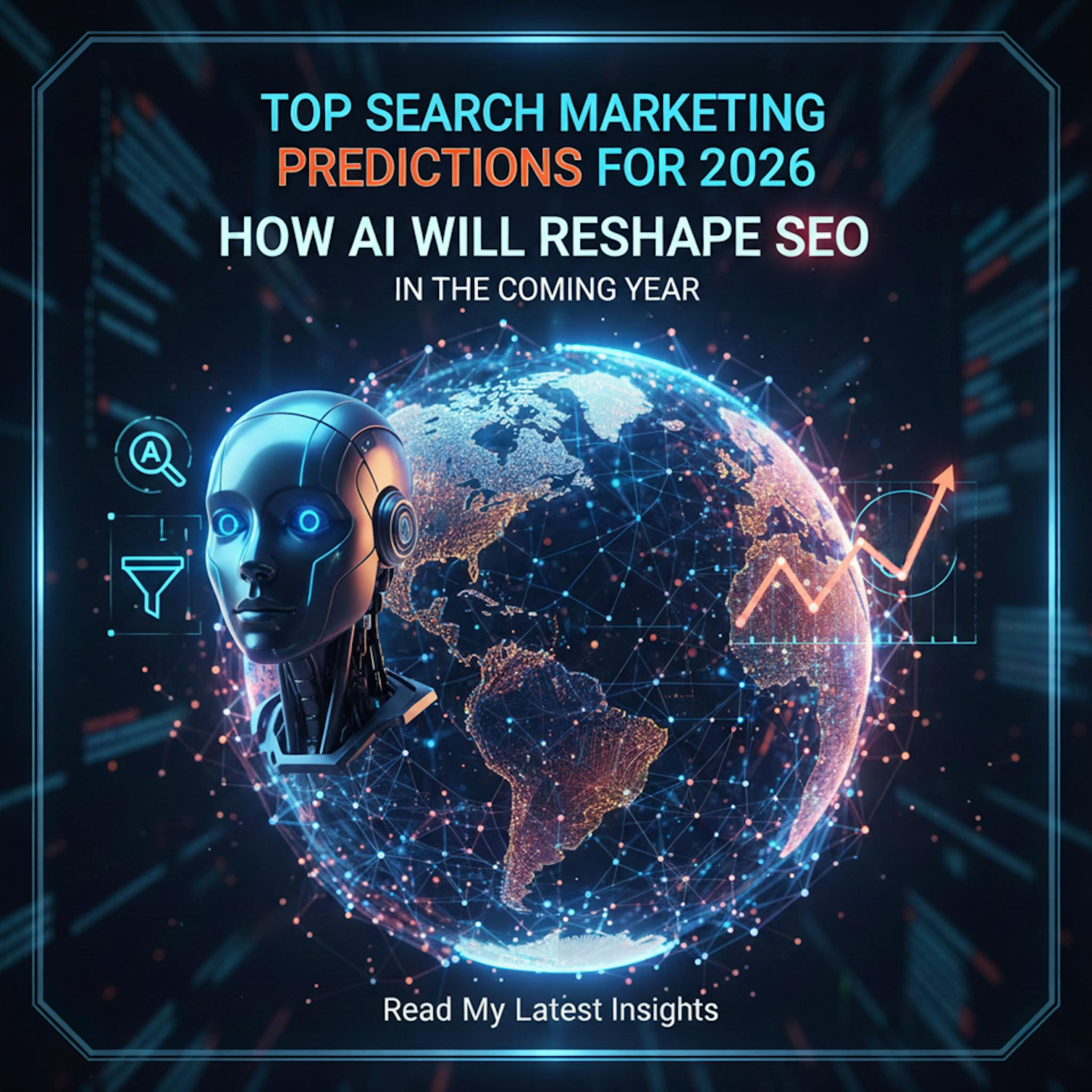 featured image - Top Search Marketing Predictions for 2026- How AI Will Reshape SEO in The Coming Year