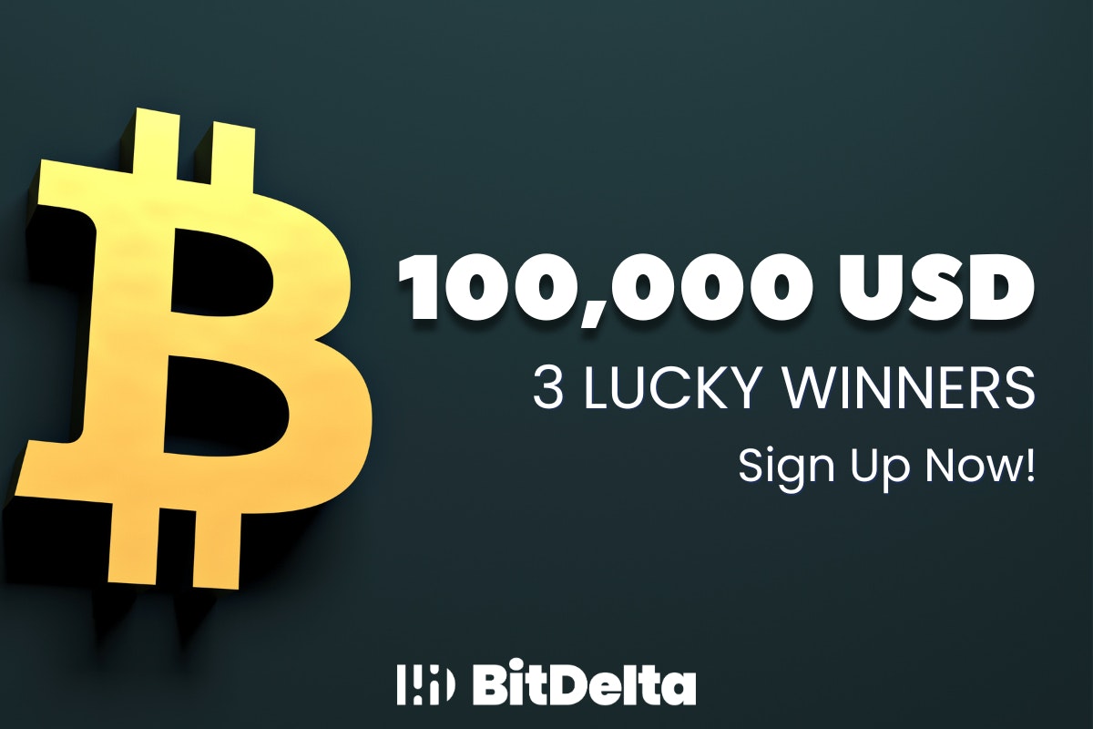 featured image - Try To Win Your Share of $100,000 with BitDelta’s Bitcoin Halving Giveaway