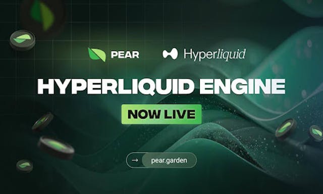 /pear-protocol-goes-live-with-hyperliquid-integration-and-announces-$41m-strategic-round-led-by-cast feature image