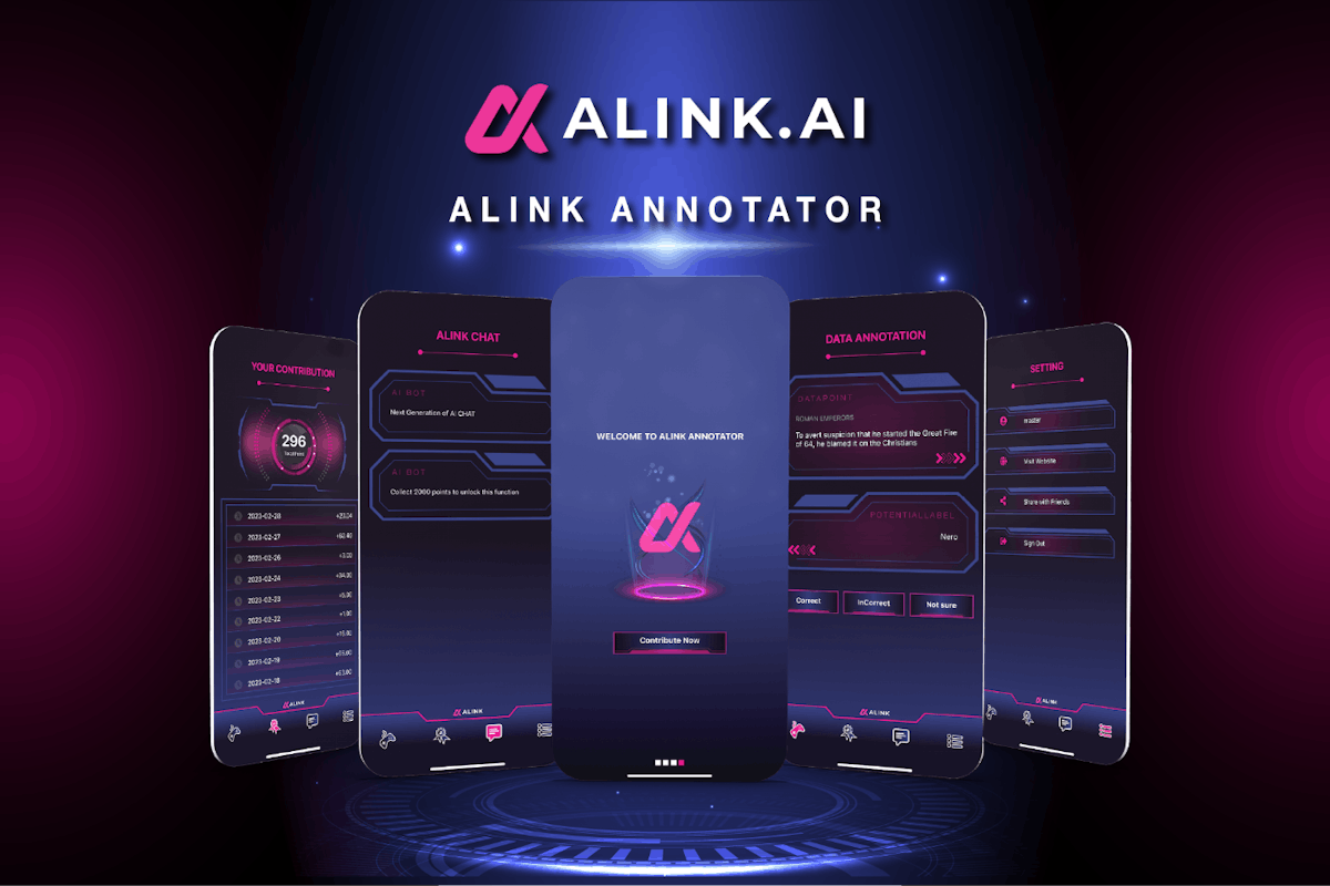 featured image - Lanzamiento de la aplicación: el mercado descentralizado de inteligencia artificial general de ALINK.AI