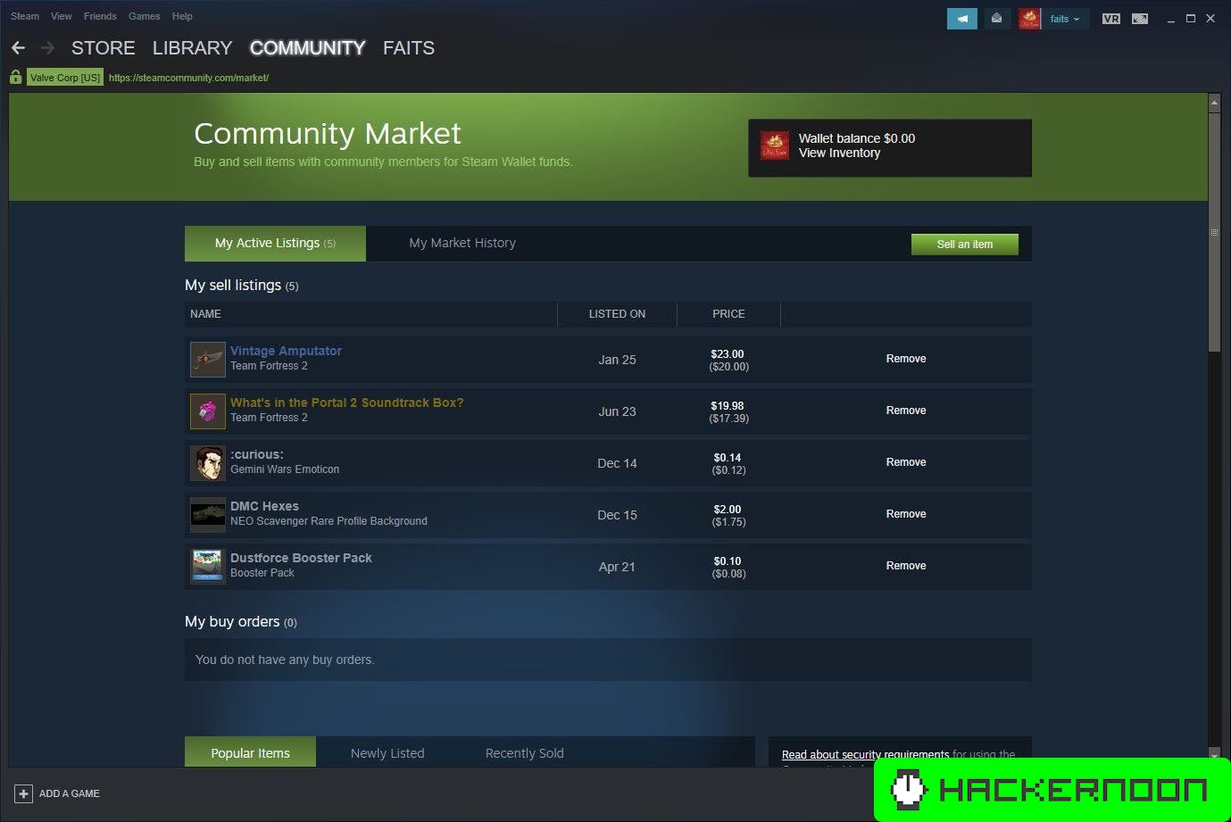 Steam Community Market :: Listings for 537180-Susanoomon (Trading