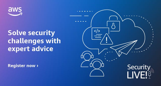 /Register for AWS Security LIVE! feature image