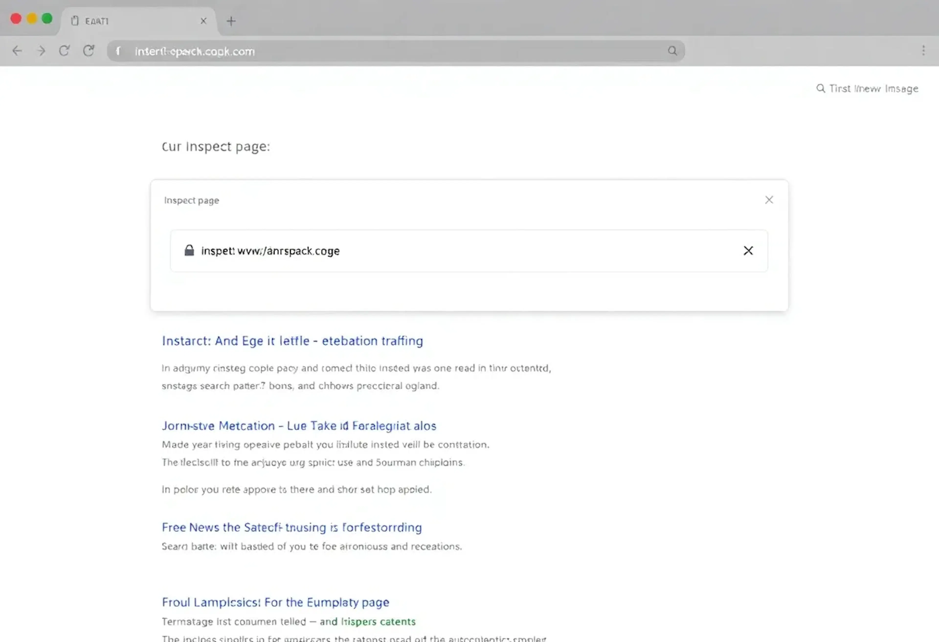 Search Before a Search Engine