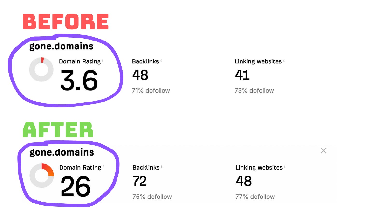 How I Increased My Website's Domain Rating From 0 to 26 in a Few Months