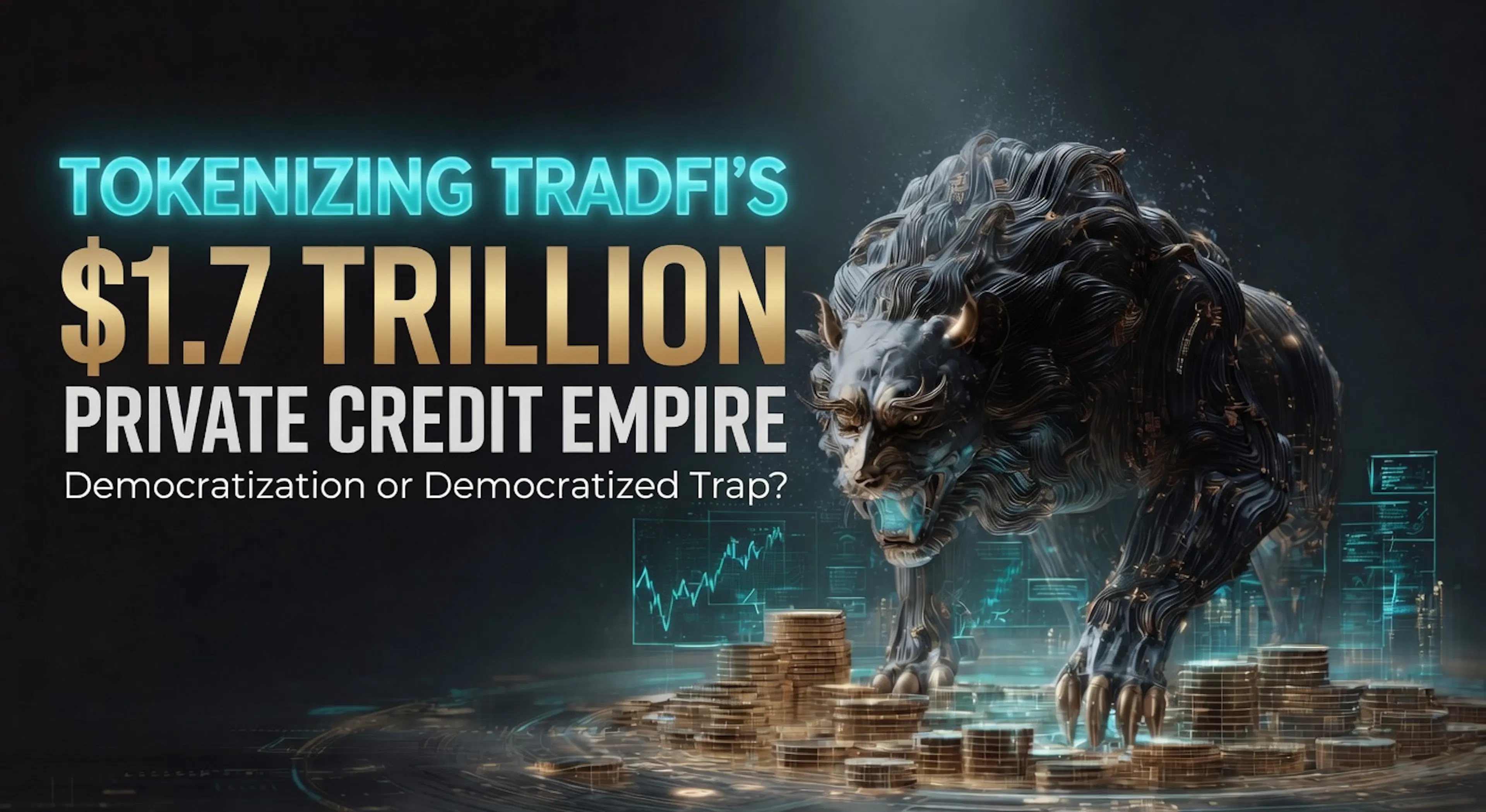 featured image - Tokenizing TradFi’s $1.7 Trillion Private Credit Empire