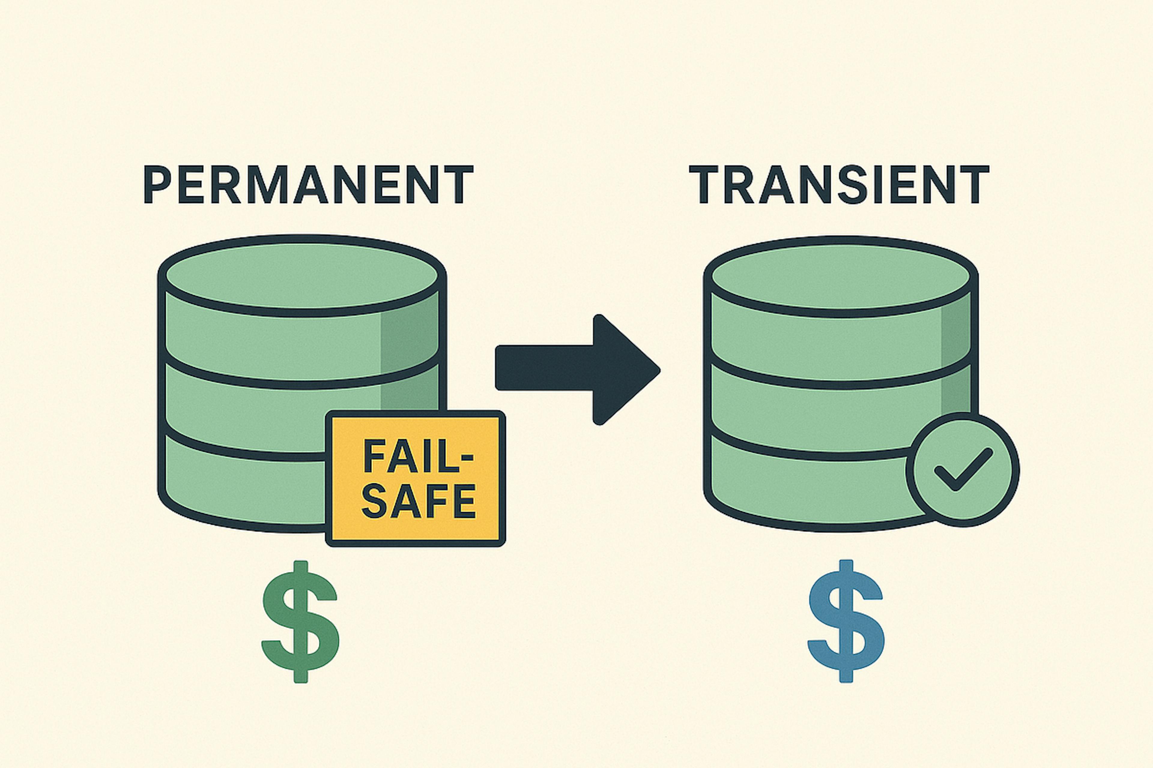 featured image - The Easiest Snowflake Cost Win: Switch ETL Staging to Transient