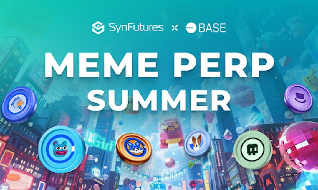 featured image - SynFutures To Expand Its Perp Markets To Base with New Memecoin Initiative