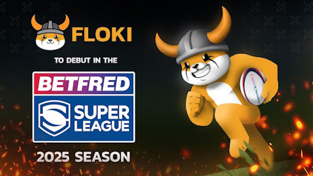 featured image - Floki Scores Pitchside Ad Campaign In Rugby Super League