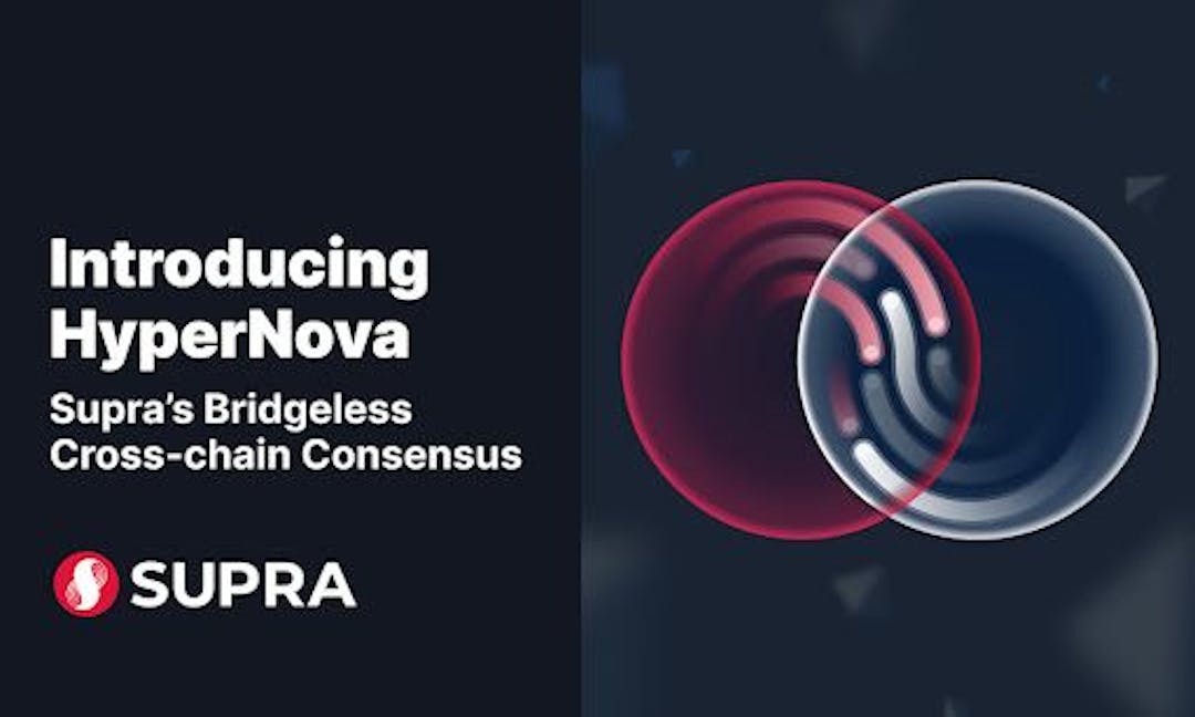 featured image - Supra lanza HyperNova, una tecnología de cadena cruzada sin puentes