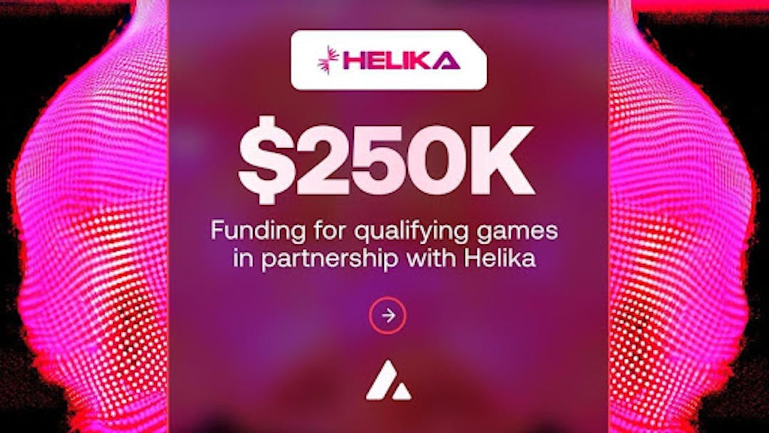 featured image - Avalanche And Helika Launch New Gaming Accelerator – Applications Now Open