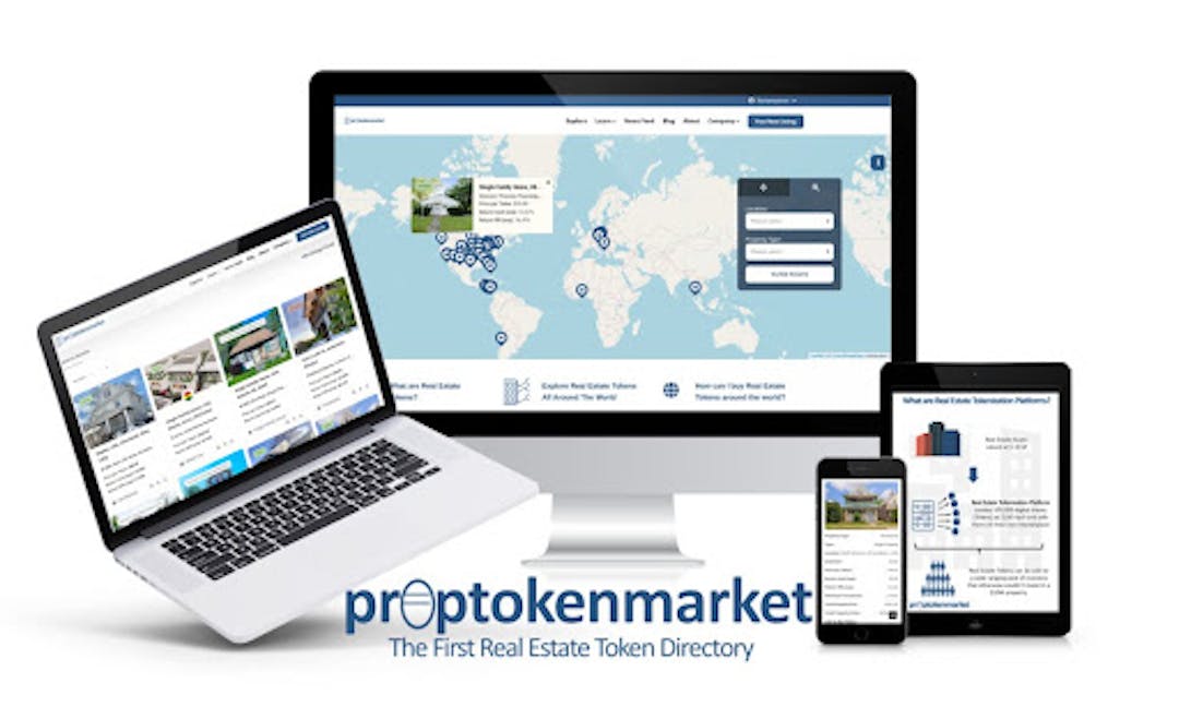 featured image - Introducing Proptokenmarket: Pioneering the Future with the “First Real Estate Token Directory”