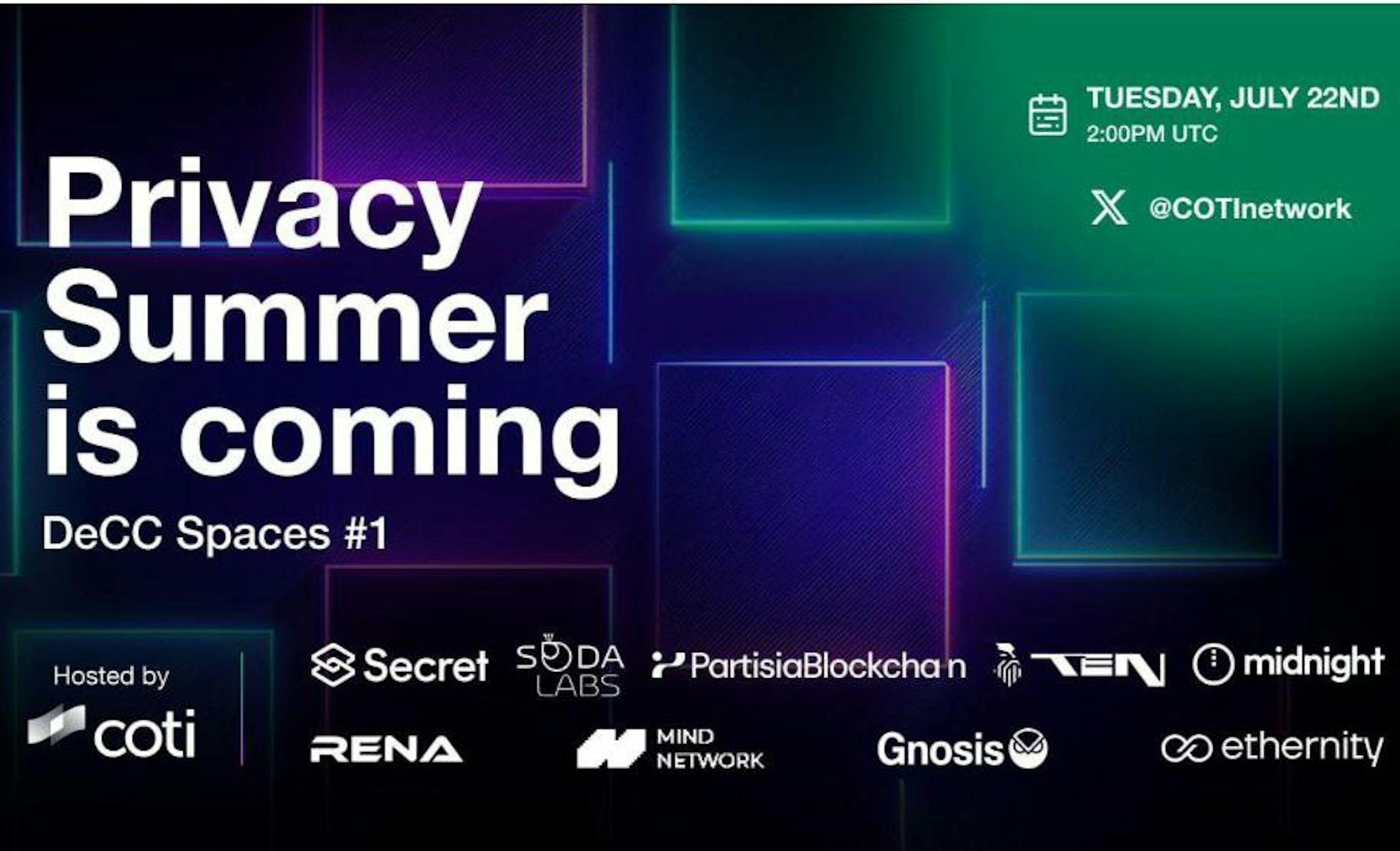 /coti-launches-monthly-decc-space-in-collaboration-with-secret-network feature image