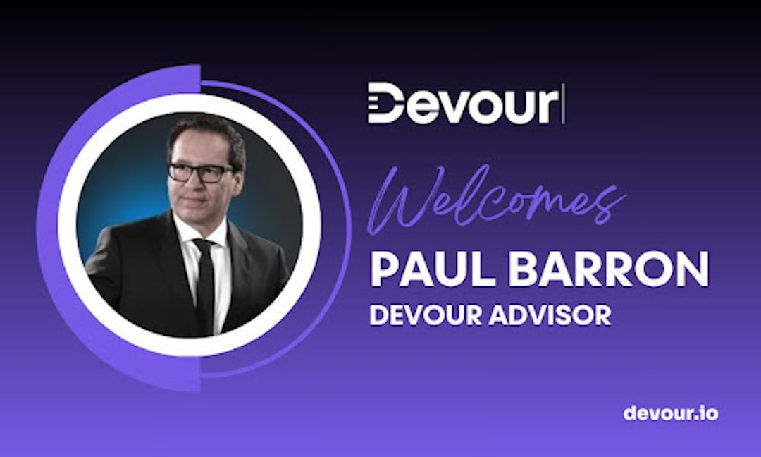 featured image - Devour.io Announces Tech Analyst And Media Expert Paul Barron as Advisor