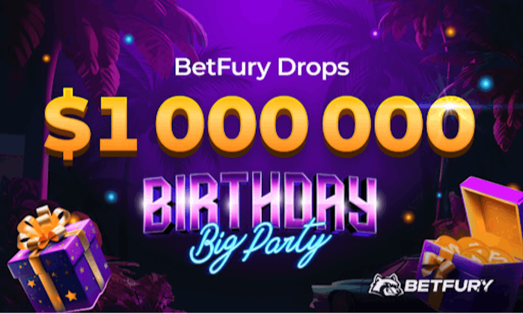 featured image - BetFury Drops $1,000,000 For Its 4th Anniversary Celebration