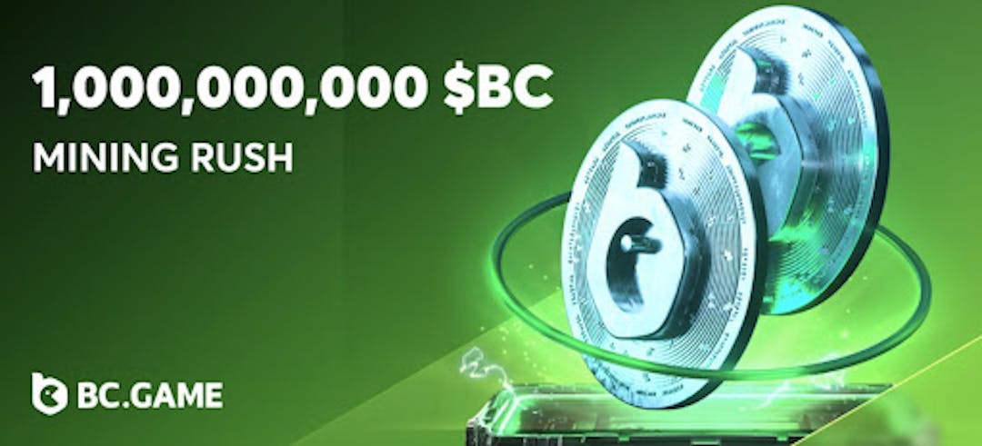 featured image - BC.GAME, 1 Milyar $BC Token Ödül Havuzuyla $BC Mining Rush Etkinliğinin Başlatıldığını Duyurdu