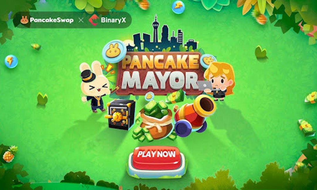 featured image - BinaryX Launches City Building Game Pancake Mayor On PancakeSwap’s New Marketplace