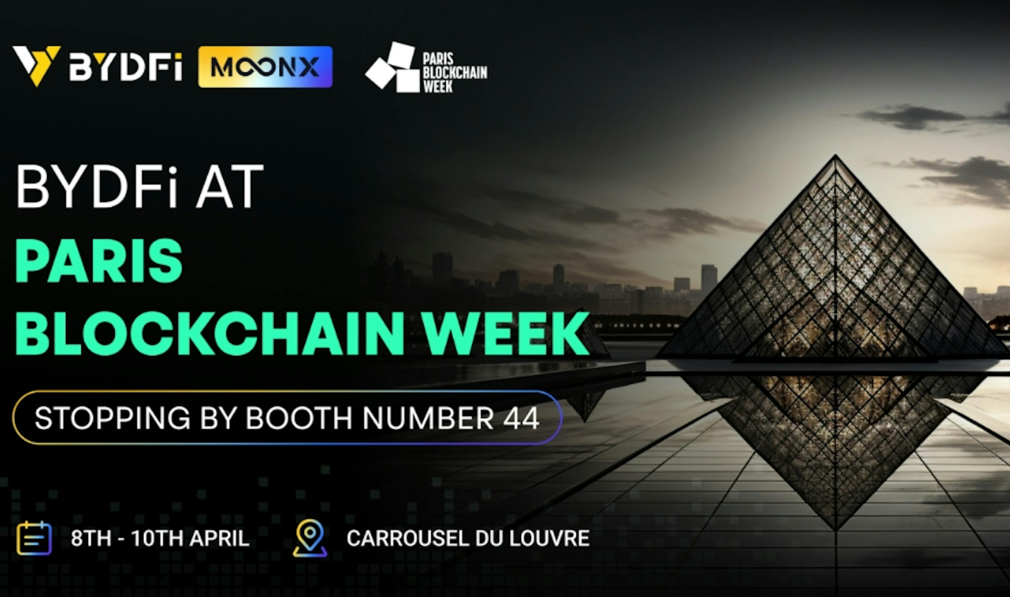 BYDFi’s 5th Anniversary Launches MoonX at Paris Blockchain Week 2025, Sparking the Web3 Era