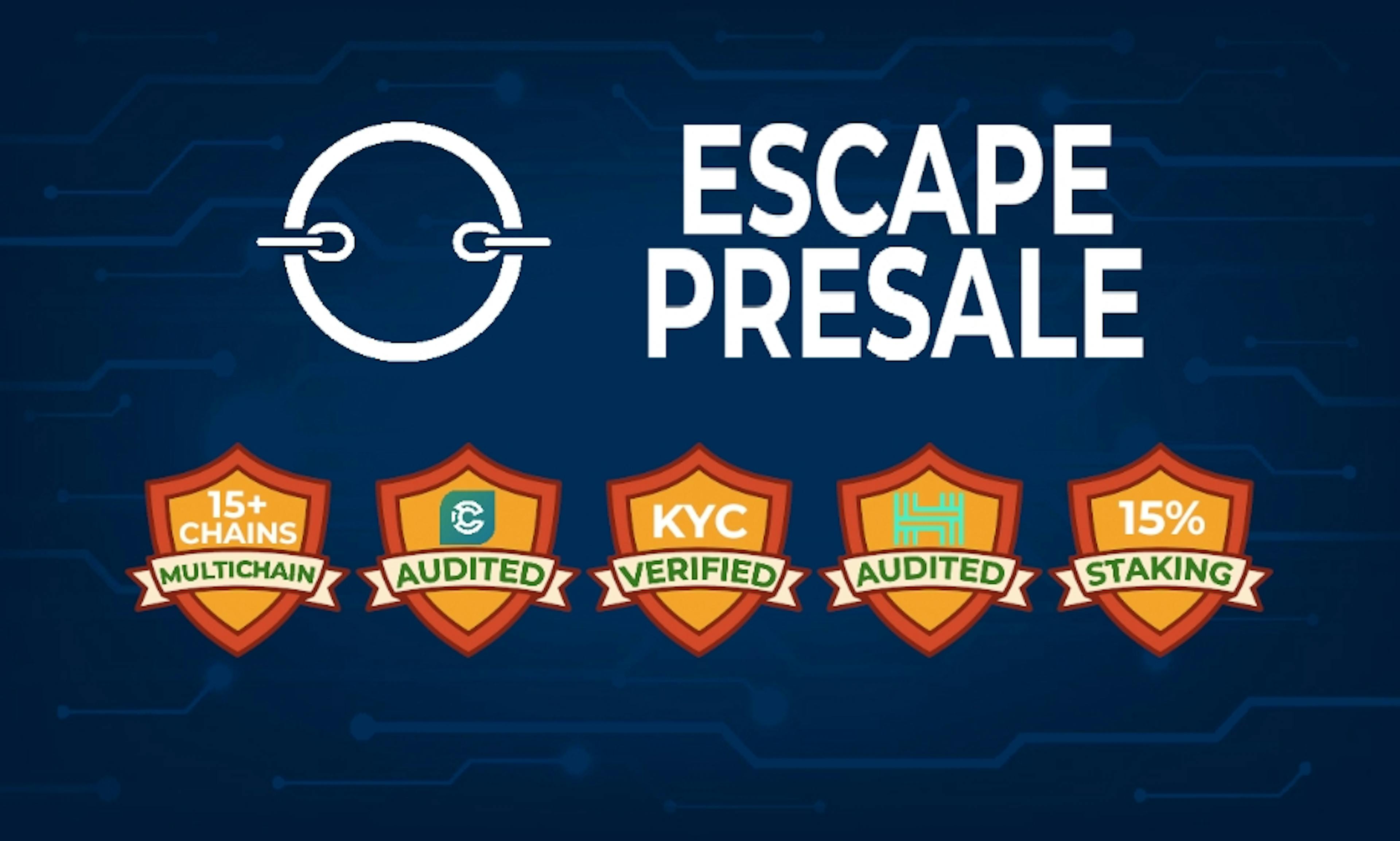/escape-presale-live-on-ethereum-with-$280k-raised-hacken-audited-and-solidproof-kyc-verified feature image