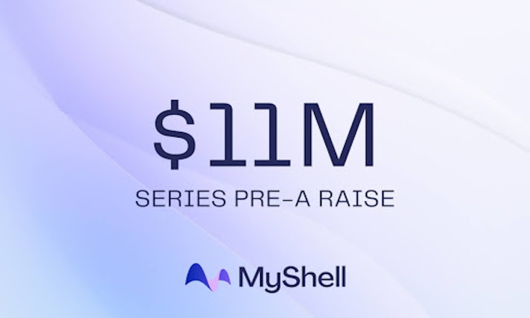 featured image - MyShell Raises $11 Million For Its Decentralized AI Consumer Layer