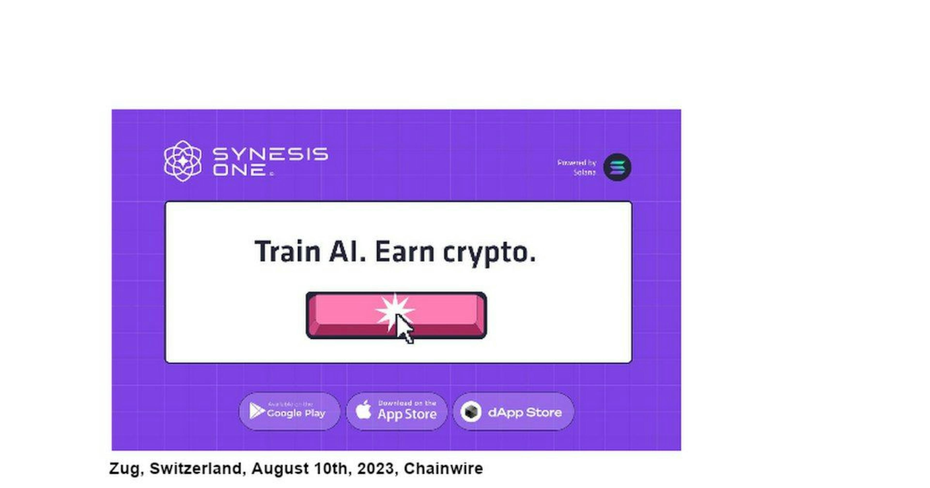 featured image - Synesis One Launches World's First AI Data Outsourcing App on Solana Mainnet