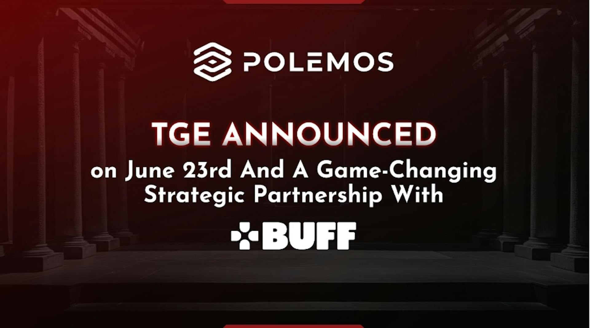 featured image - Polemos Announces TGE And A Game-Changing Strategic Partnership With BUFF Accelerating Web3 Adoption
