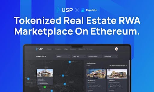 /ethereum-based-tokenized-real-estate-platform-usp-launches-on-republic feature image