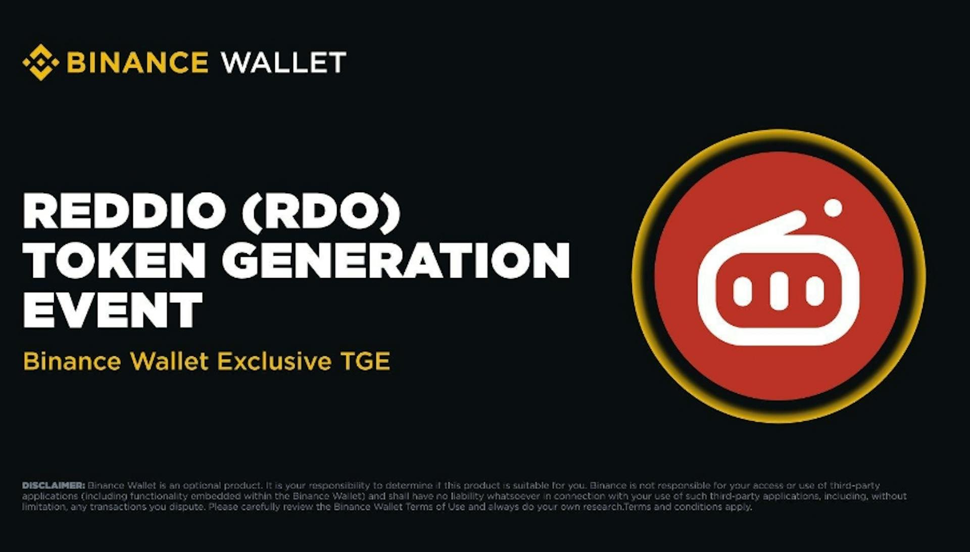 featured image - Reddio’s Exclusive Token Generation Event (TGE) And Alpha Trading On Binance Wallet - May 29, 2025