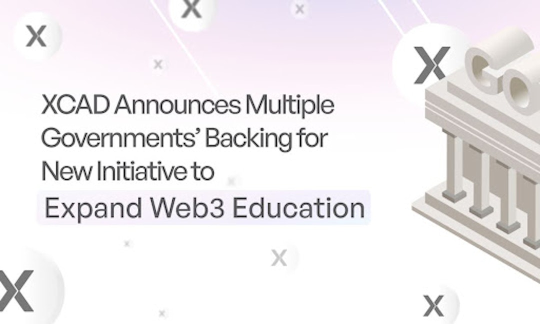featured image - XCAD Announces Multiple Governments’ Backing For New Initiative To Expand Web3 Education